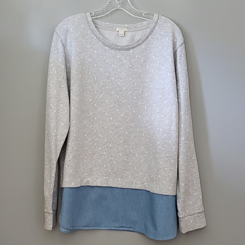 J. Crew Outlet Sweater Shirt Combo XL